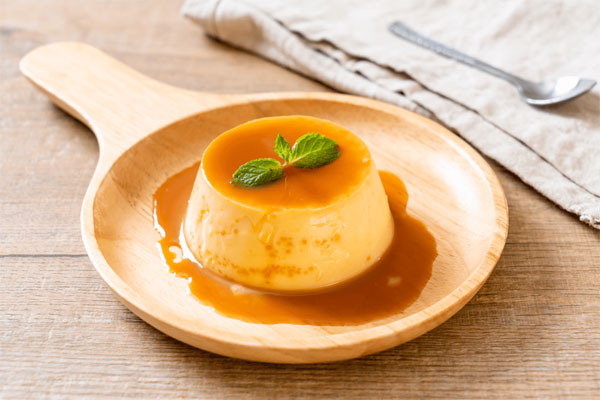 Cách làm bánh flan bằng lò vi sóng