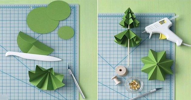 Cắt giấy thành hình tròn Cắt giấy thành hình tròn