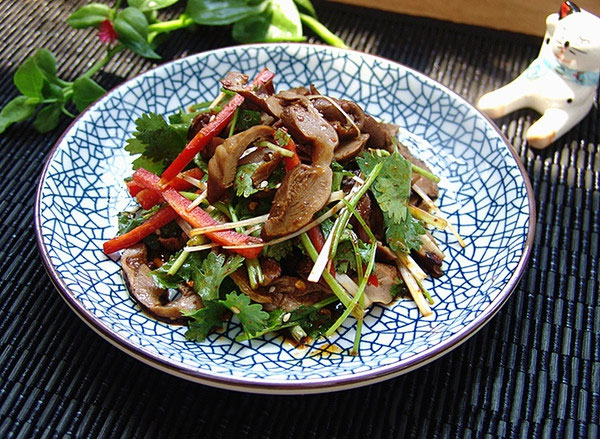 Mề gà trộn cay Mề gà trộn cay