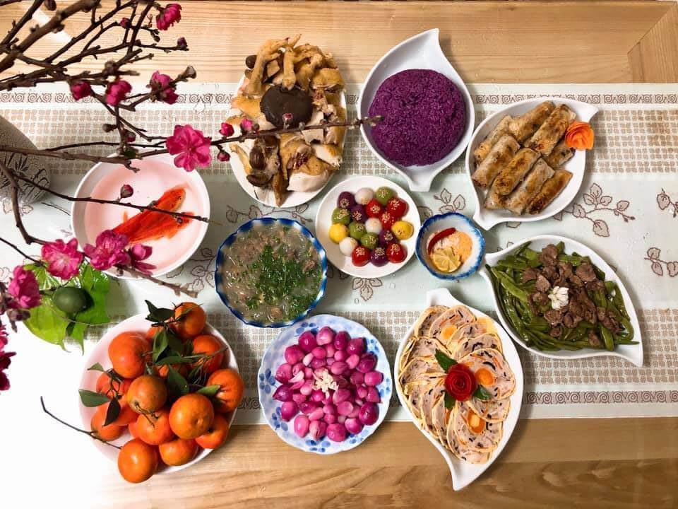 Thực đơn mâm cơm cúng tất niên đơn giản Thực đơn mâm cơm cúng tất niên đơn giản