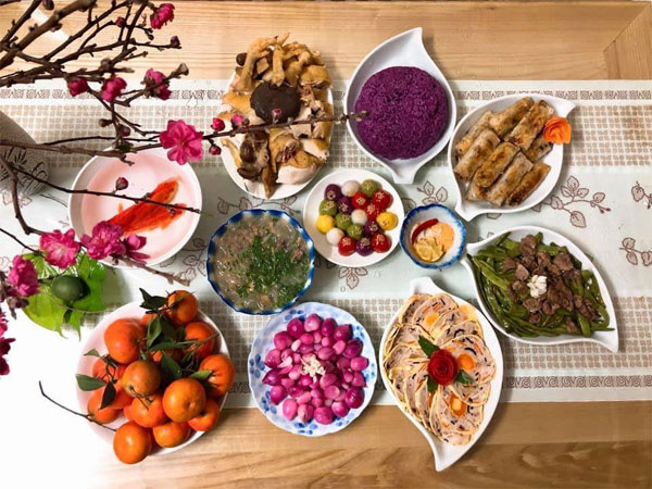 Thực đơn tất niên tại nhà Thực đơn tất niên tại nhà