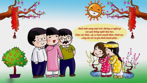 Câu chúc Tết thầy cô Câu chúc Tết thầy cô