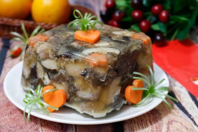 Cách nấu thịt chân giò đông Cách nấu thịt chân giò đông