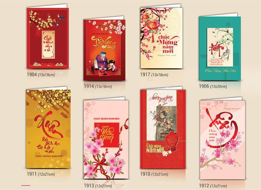 Thiệp chúc Tết 2024 độc đáo