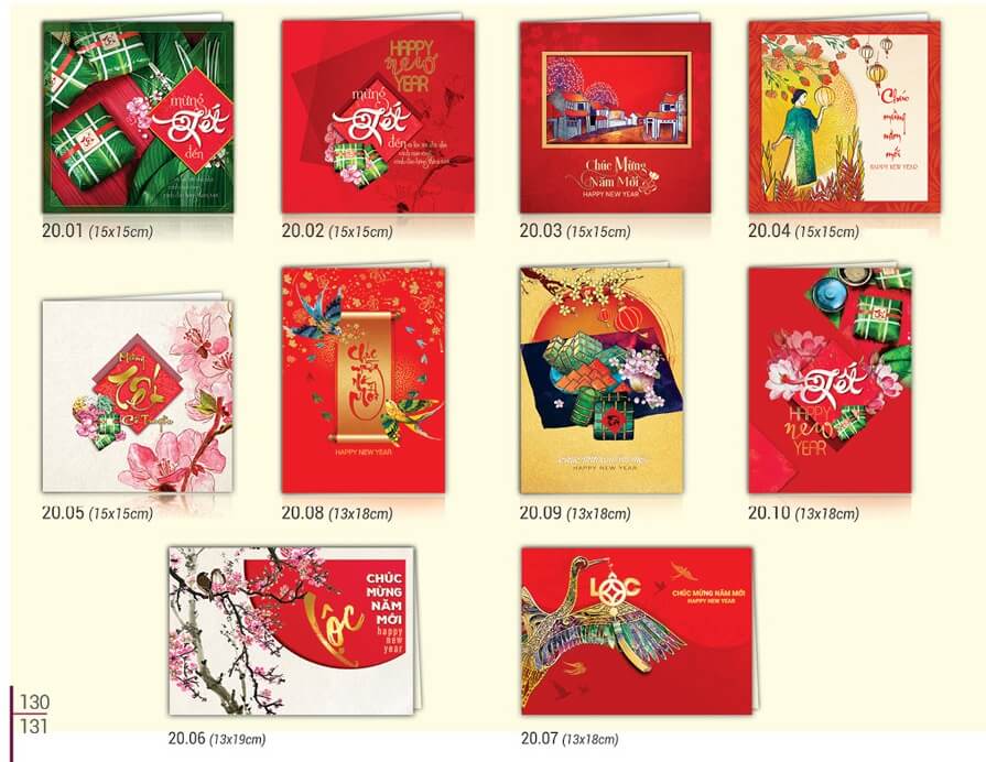 Mẫu thiệp chúc Tết 2024