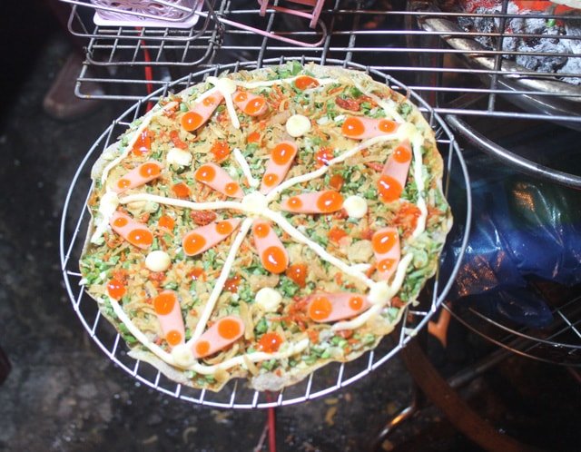 Cách làm bánh tráng nướng Đà Lạt