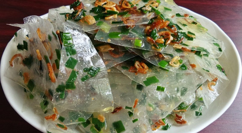 Bánh tráng sa tế mỡ hành Bánh tráng sa tế mỡ hành