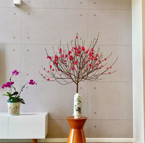 Cách cắm hoa đào Cách cắm hoa đào