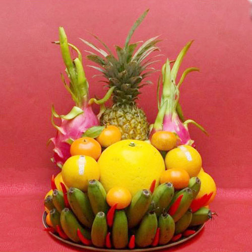 Cách bày mâm ngũ quả ngày Tết miền Bắc