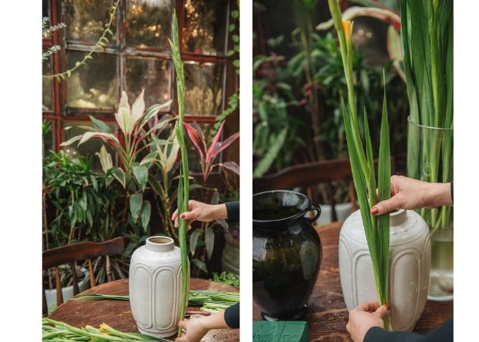 Cách cắm hoa dơn ngày Tết Cách cắm hoa dơn ngày Tết