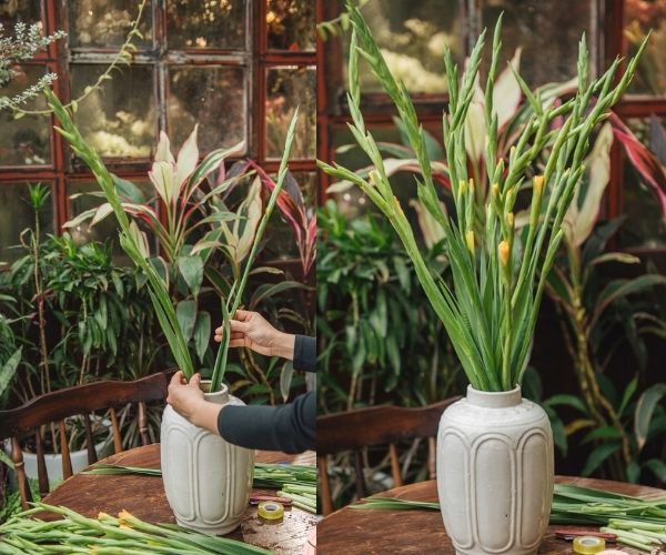 Cách cắm hoa lay ơn đẹp ngày Tết Cách cắm hoa lay ơn đẹp ngày Tết