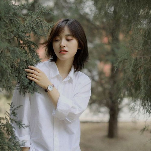 Kiểu tóc layer nữ ngắn có mái Kiểu tóc layer nữ ngắn có mái