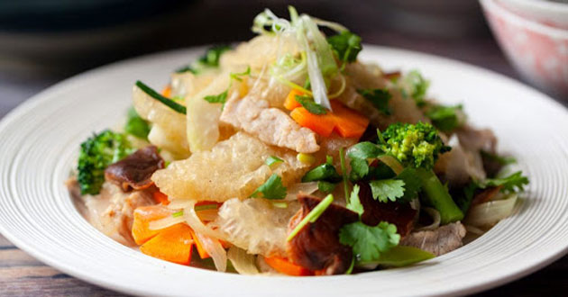 Bóng bì có thể xào hoặc nấu canh bóng rất ngon Bóng bì có thể xào hoặc nấu canh bóng rất ngon