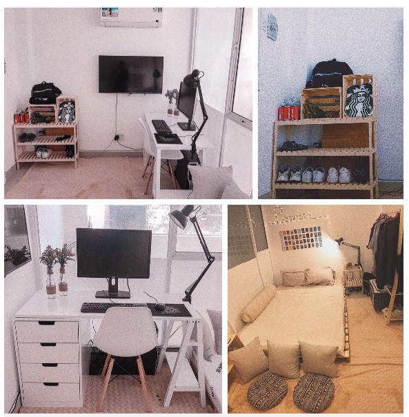 Nhà trọ sinh viên trang trí đẹp mắt Nhà trọ sinh viên trang trí đẹp mắt