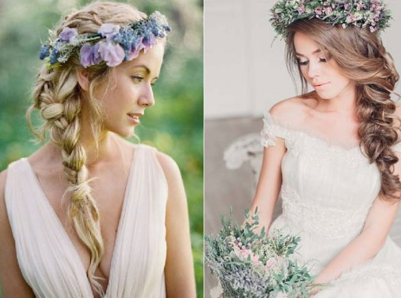 Kiểu tóc đội vòng hoa Kiểu tóc đội vòng hoa