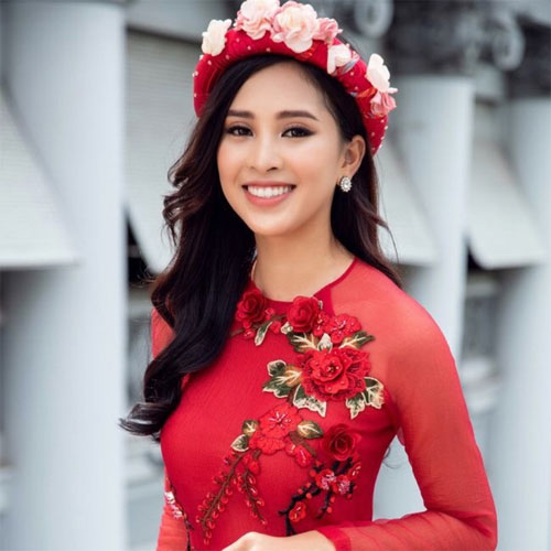 Kiểu tóc cô dâu mặc áo dài đội mấn Kiểu tóc cô dâu mặc áo dài đội mấn