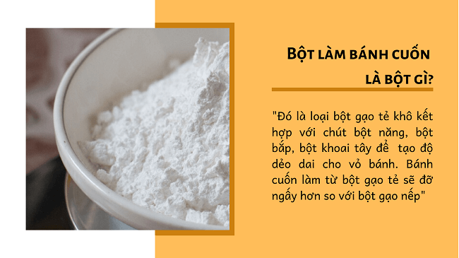 Bột làm bánh cuốn