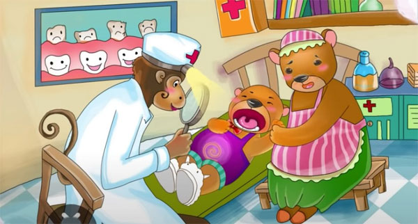 Câu chuyện Gấu con bị sâu răng