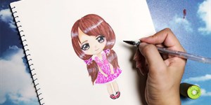 Cách vẽ anime chibi cute đơn giản cực dễ thương