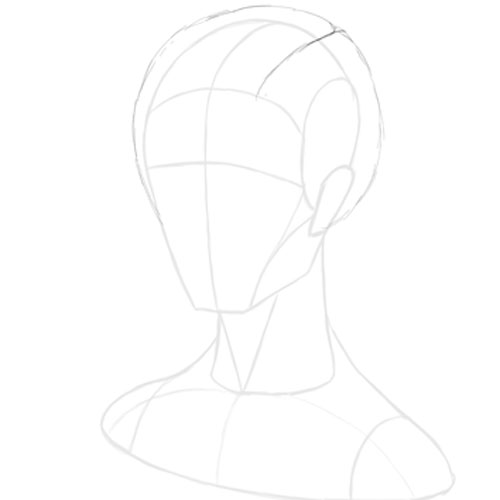 Cách vẽ tóc anime nữ