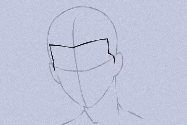 Cách vẽ tóc anime nam