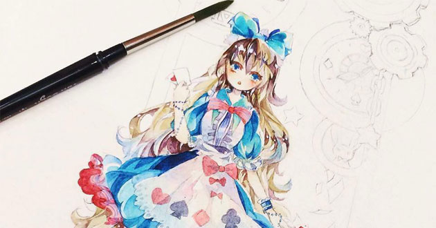 Cách vẽ tóc anime 