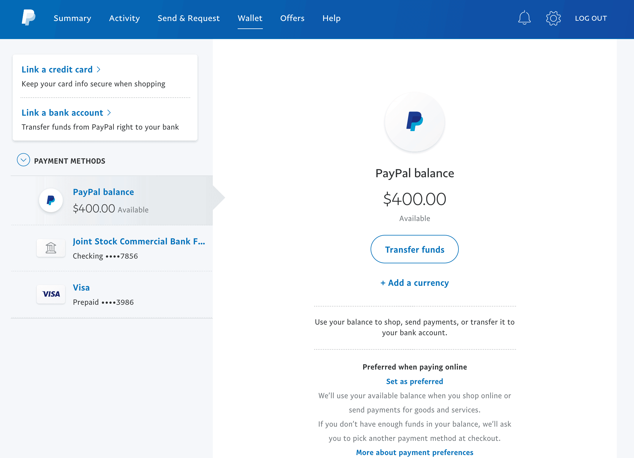 Cách rút tiền từ PayPal