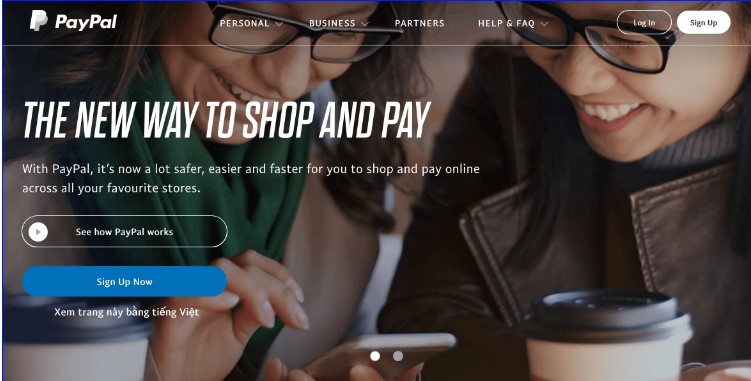 Cách tạo tài khoản PayPal