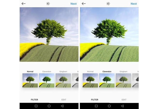 Sử dụng filter có sẵn là cách chỉnh ảnh Instagram nhanh nhất  Sử dụng filter có sẵn là cách chỉnh ảnh Instagram nhanh nhất