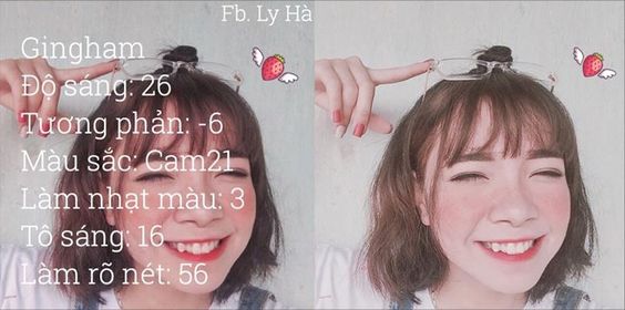 Công thức chỉnh ảnh IG Công thức chỉnh ảnh IG
