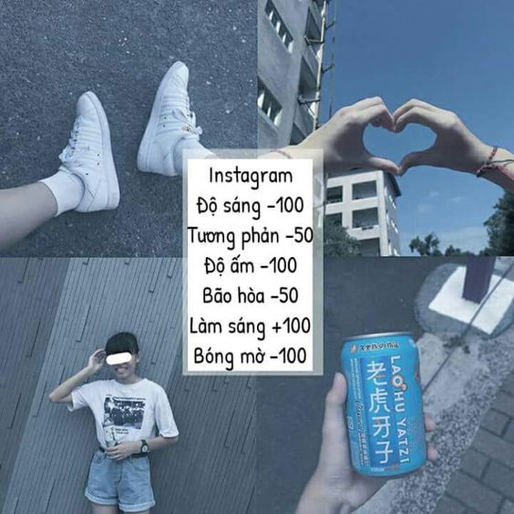 Công thức màu Instagram Công thức màu Instagram