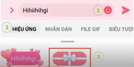 Cách làm hộp quà Messenger trên Android