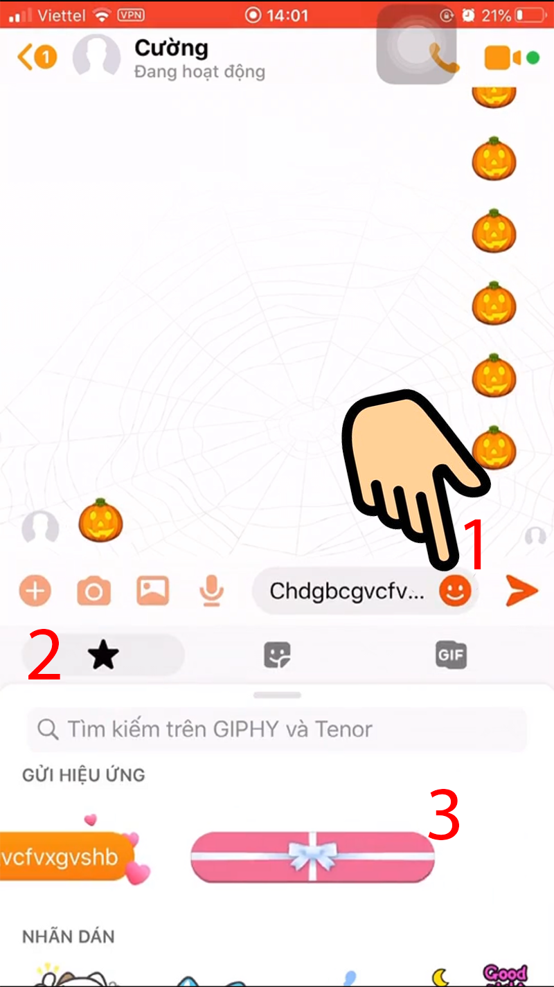 Cách làm hộp quà Messenger iPhone