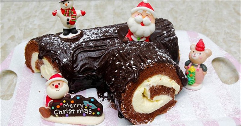 Bánh khúc cây Noel có ý nghĩa gì? Cách làm bánh kem khúc cây Giáng Sinh đẹp