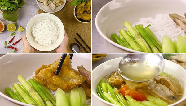 Cách làm bún cá rô