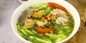 Cách nấu bún cá rô đồng, rô phi rau cải thơm ngon, không tanh