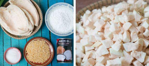 Nguyên liệu cần chuẩn bị nấu chè bưởi