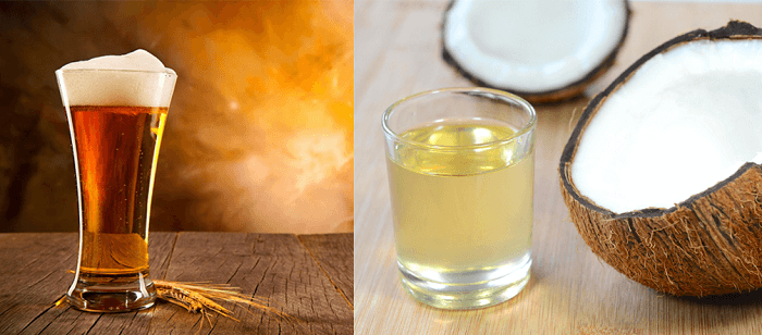 Cách ủ tóc bằng bia kết hợp với dầu dừa