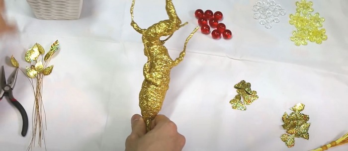 Nguyên liệu làm cây kim tiền vàng pha lê