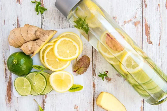 Detox chanh, gừng Detox chanh, gừng
