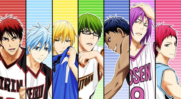Ảnh nền máy tính đội bóng rổ trường sơ trung Teikou trong anime Kuroko no Basket