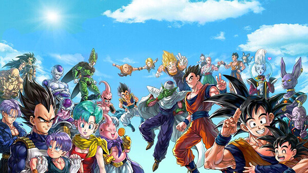 Hình nền anime đẹp các nhân vật trong Dragon Ball cho máy tính