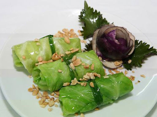 Bắp cải cuộn thịt hấp Bắp cải cuộn thịt hấp