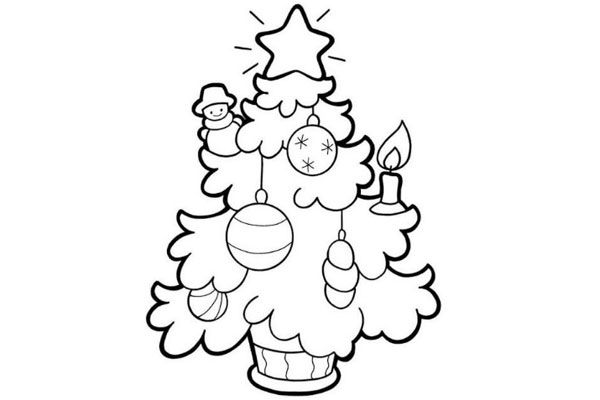 Cách vẽ cây thông Noel