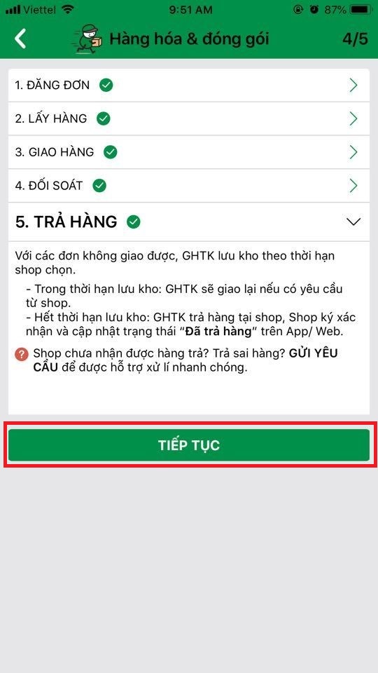 Cách đăng ký dịch vụ gửi hàng trên app GHTK Cách đăng ký dịch vụ gửi hàng trên app GHTK
