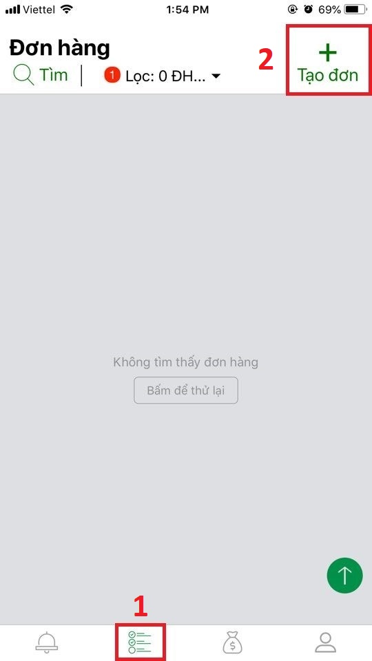 Cách đăng ký đơn hàng trên app GHTK Cách đăng ký đơn hàng trên app GHTK