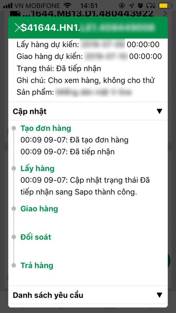 Cách tra cứu vận đơn trên app GHTK Cách tra cứu vận đơn trên app GHTK