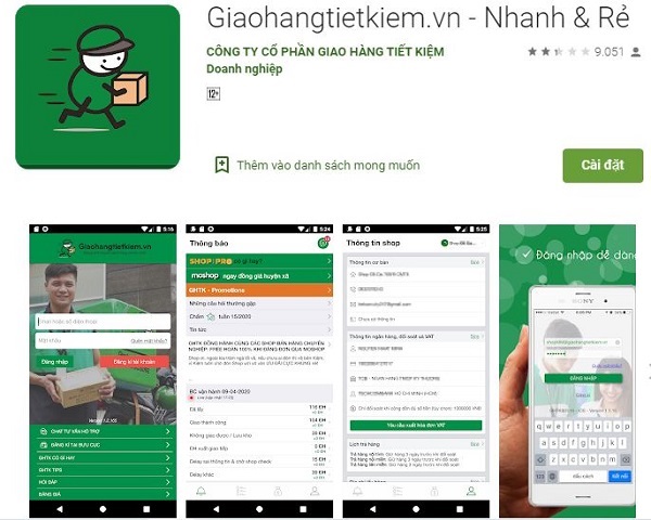 Cách đăng ký dịch vụ gửi hàng trên app GHTK