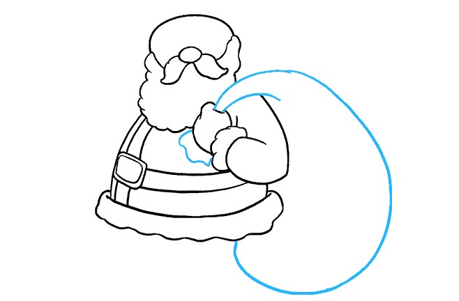 Cách vẽ ông già tuyết đơn giản Cách vẽ ông già tuyết đơn giản