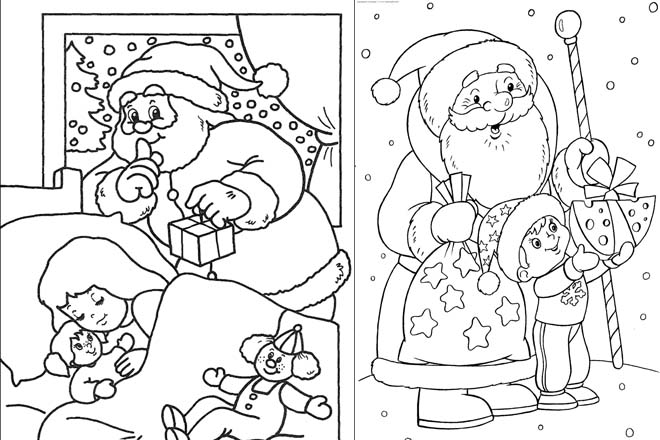 Cách vẽ tô màu ông già Noel và cây thông Cách vẽ tô màu ông già Noel và cây thông